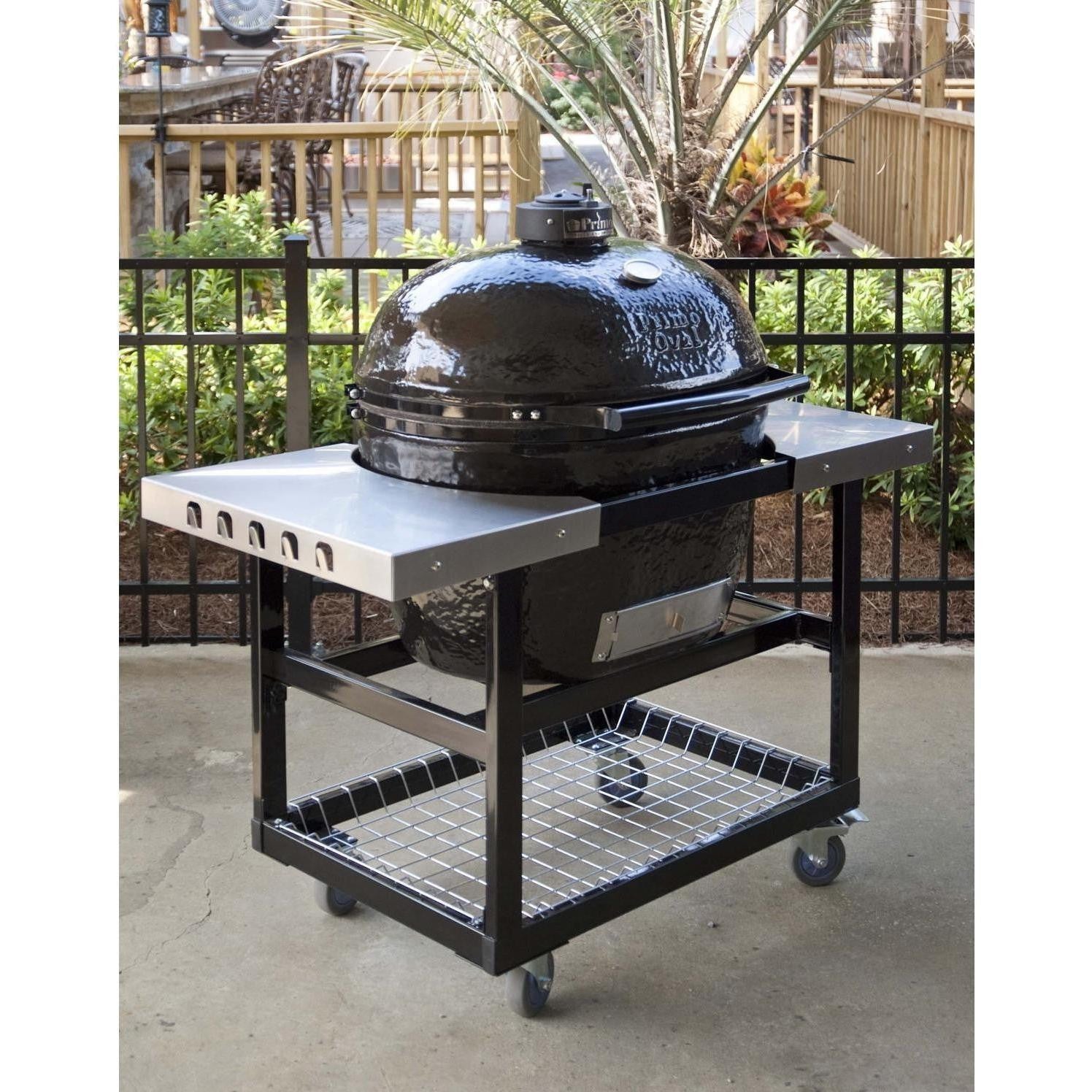 Primo Ceramic Charcoal All In One Kamado Grill Oval LG 300