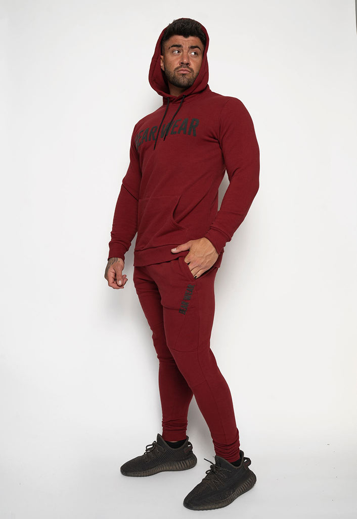 Maroon Tracksuit Joggers, Designer Joggers, Sportswear, Gym Wear ...