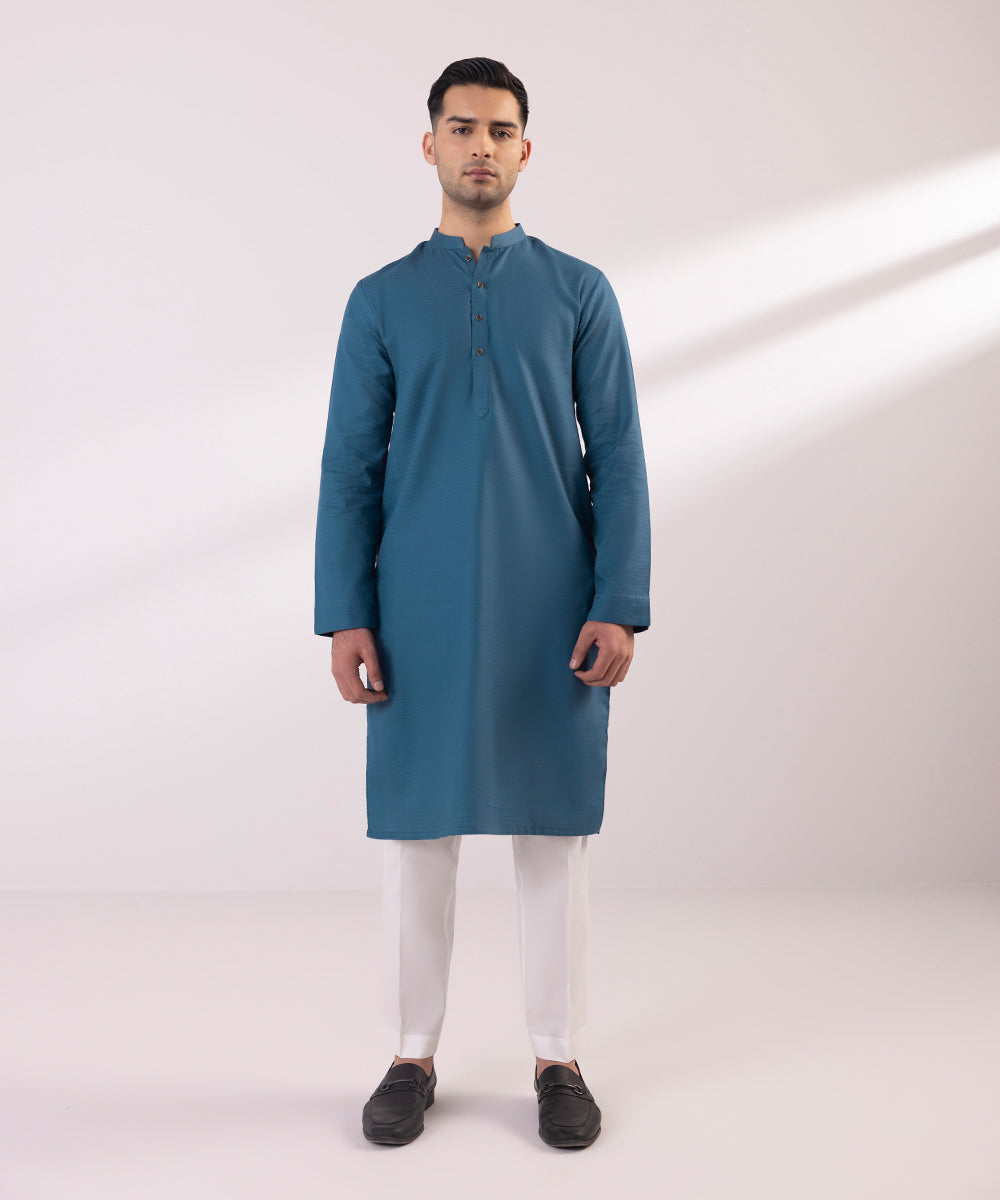 Kurta designs for men paired with trouser designs
