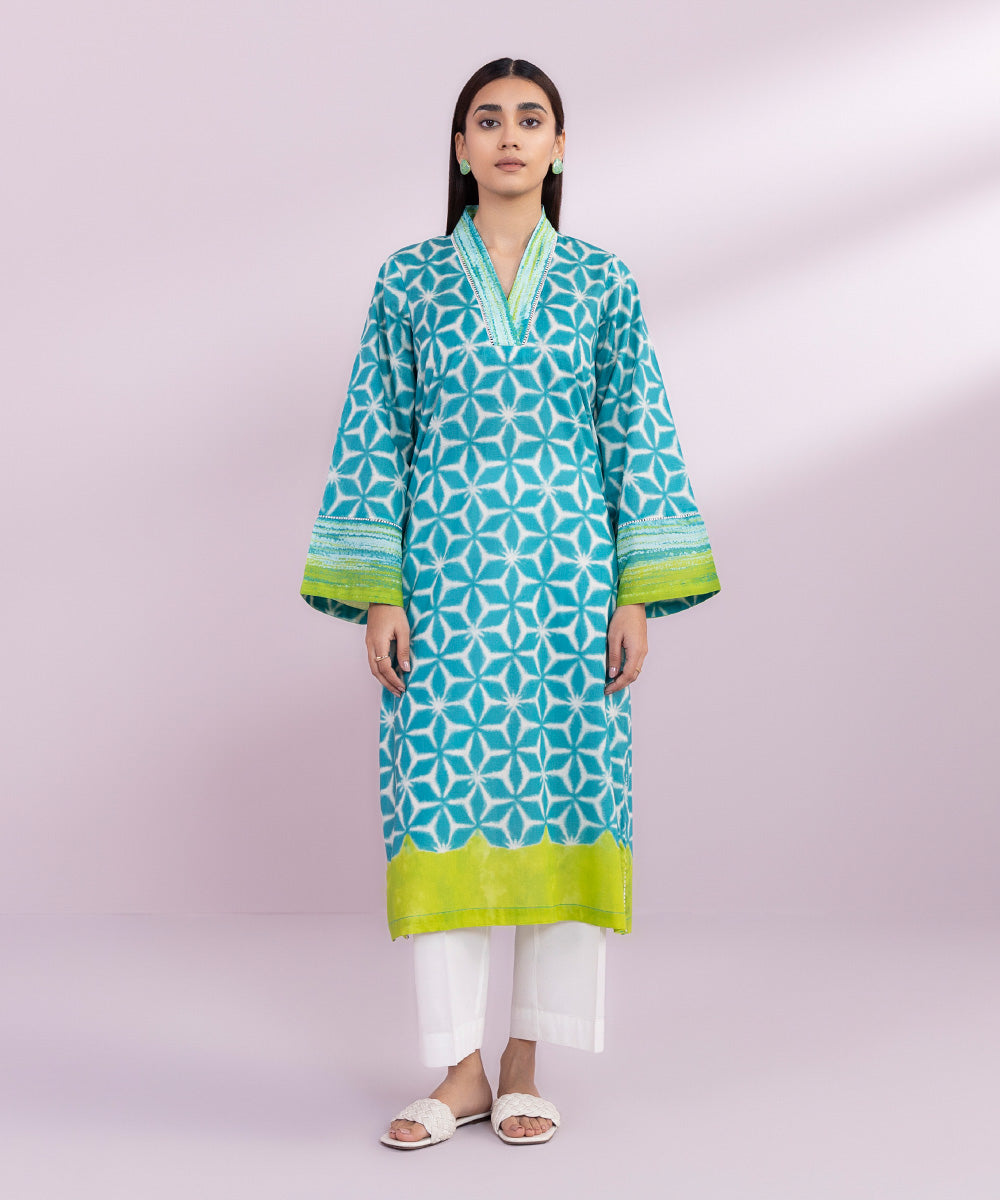 Tie & dye kurta designs for women