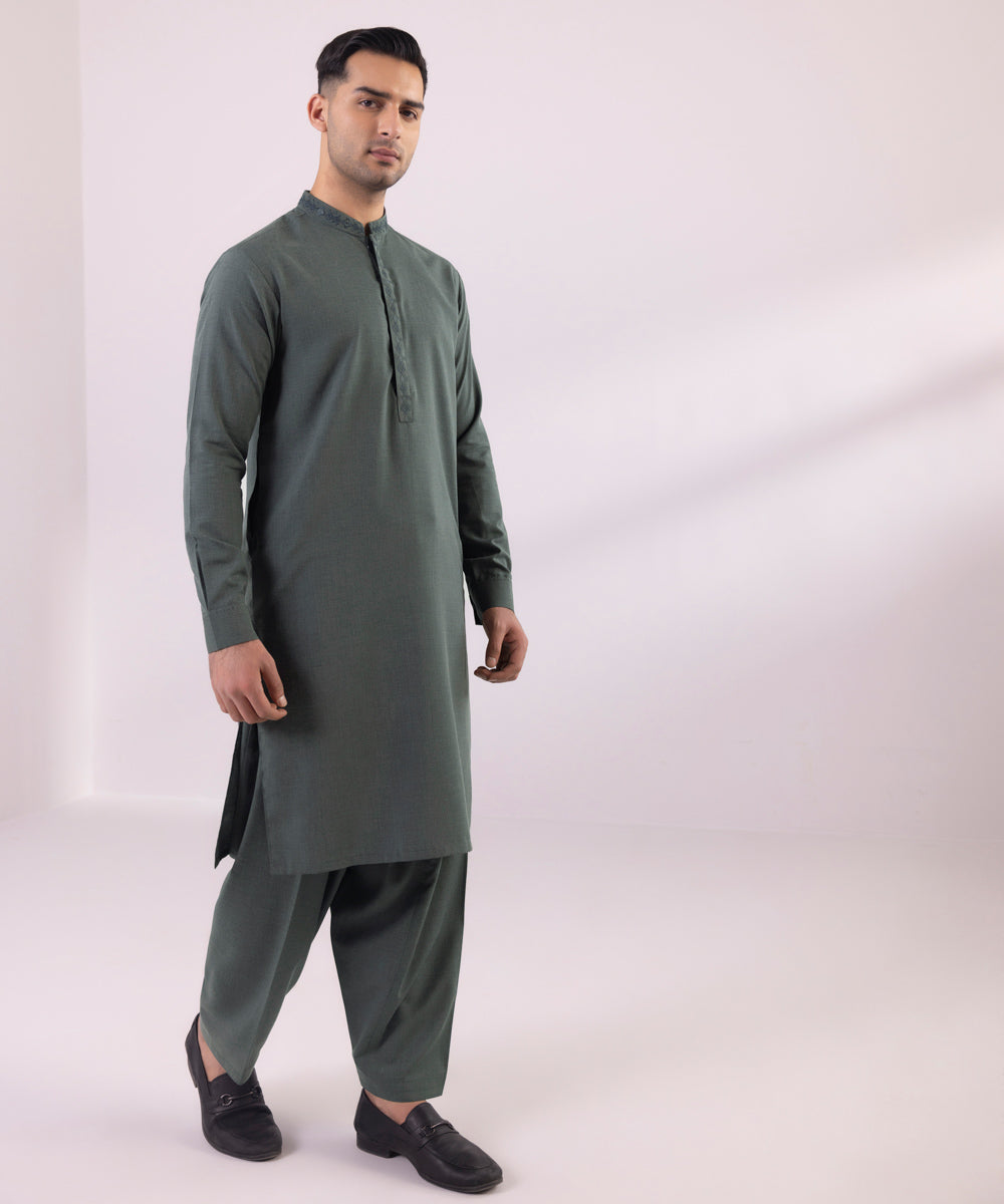 Casual Wear Fancy cotton baju work salwar suit at Rs 550 in Haridwar | ID:  22646283462