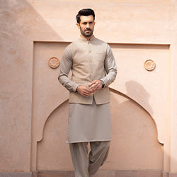 Men's Stitched Kurta Shalwar Suit