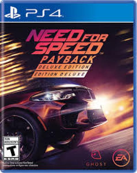 PS4 Need For Speed - Payback - Standard Deluxe Edition Game Videogames