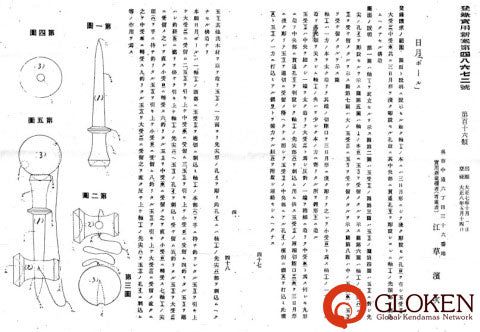 Kendama History - Patent - GLOKEN