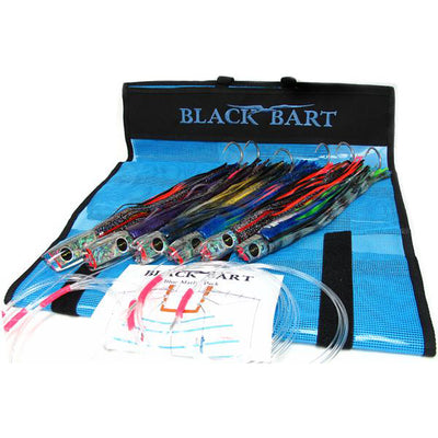 Black Bart Wahoo Rigged Heavy Lure Pack 50-80 Pound Tackle
