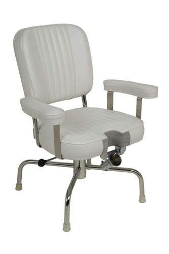 Pompanette Stainless Steel Boat Fighting Chair With Armrests And