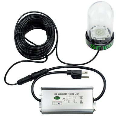 Hydro Glow DM260G 40W/120VAC Dock Mounted Fishing Light - Green