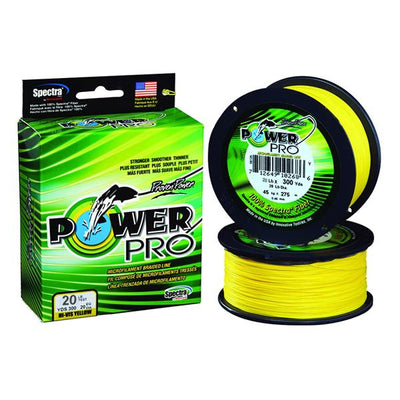 Power Pro Spectra Braided Fishing Line 20 Pounds 300 Yards - White –