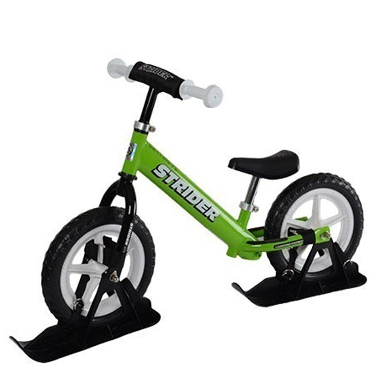 strider bike snow skis