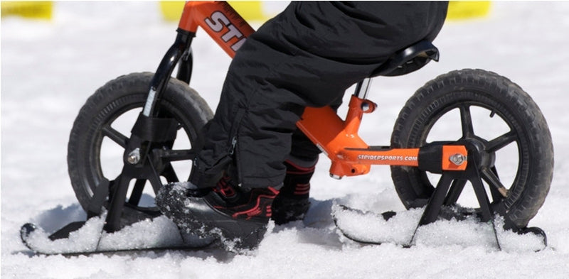 strider bike snow skis