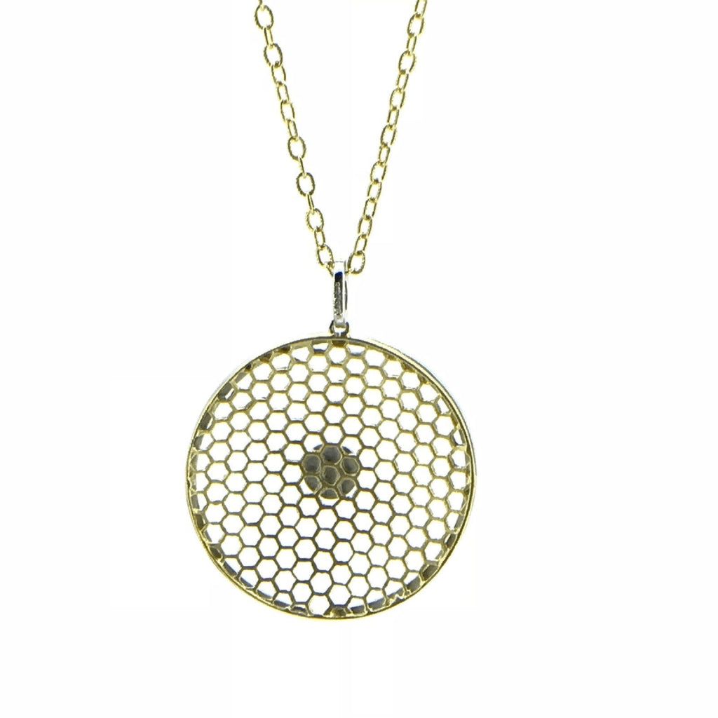 18K Yellow & White Gold Birks Manufactured Diamond Circle Pendant ...