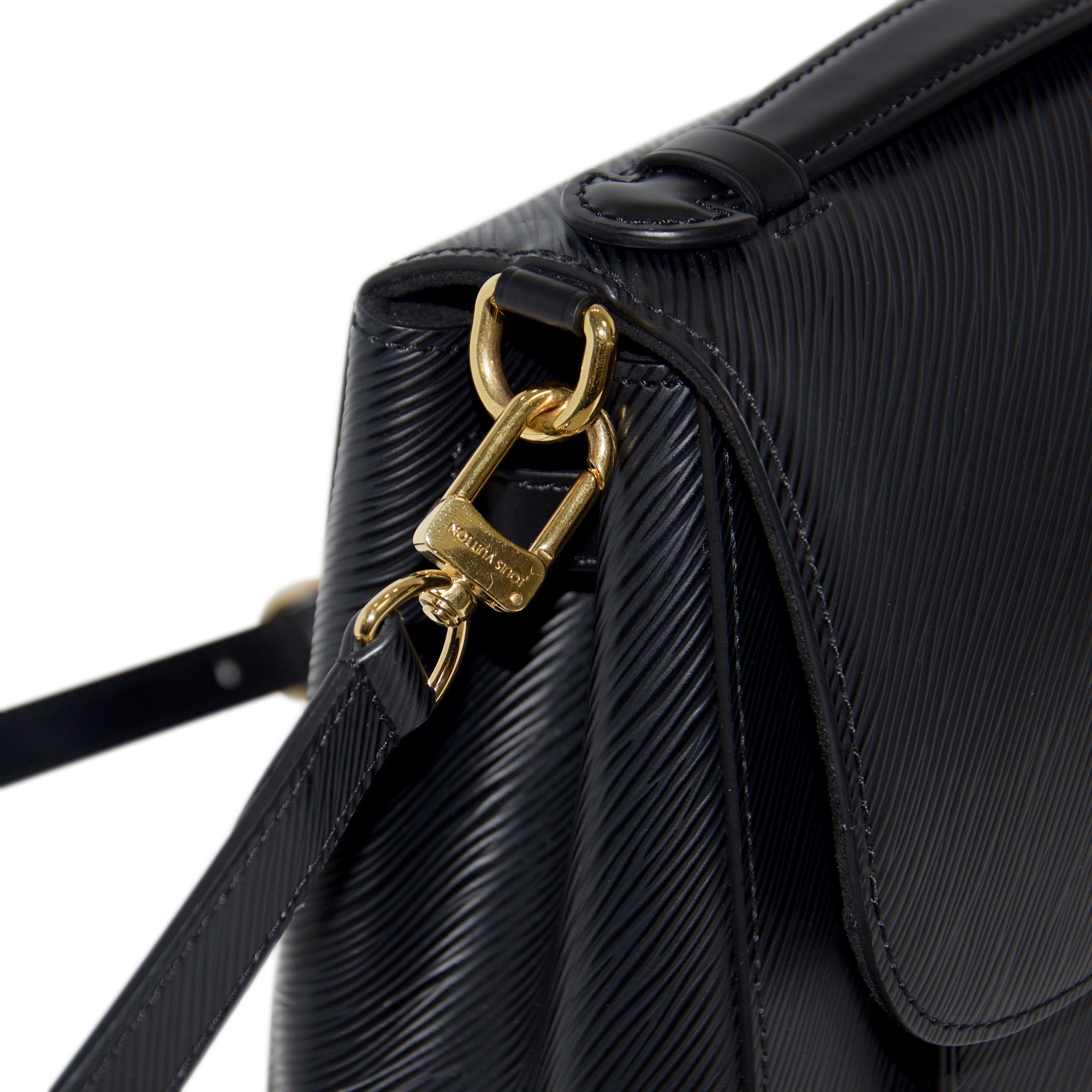 LOUIS VUITTON Boccador Epi Leather Black Shoulder Crossbody Bag-US