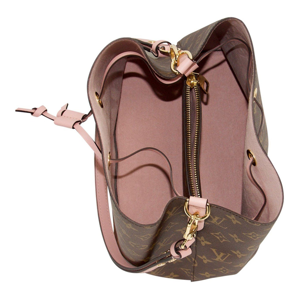 Louis Vuitton NeoNoe Monogram Love Lock Brown in Coated Canvas