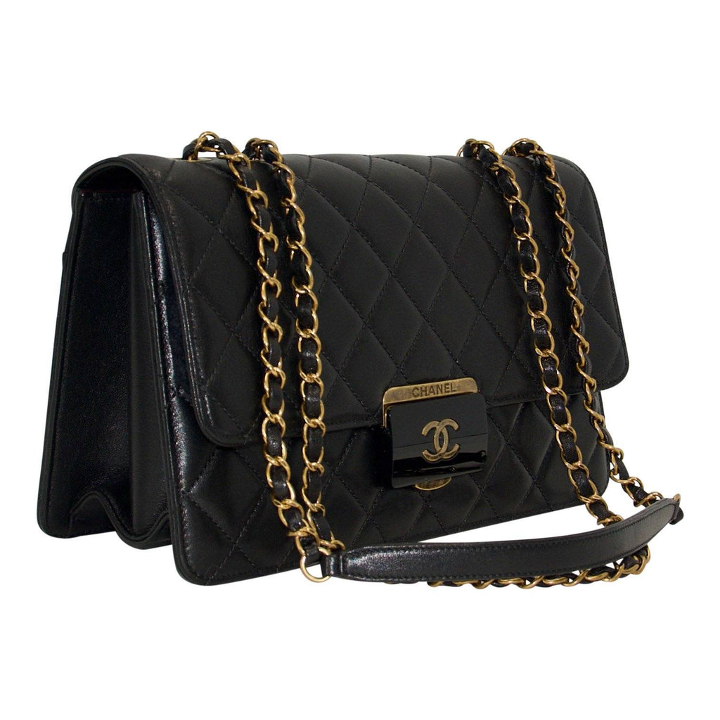 Chanel Black Large Beauty Lock Flap Bag Oliver Jewellery