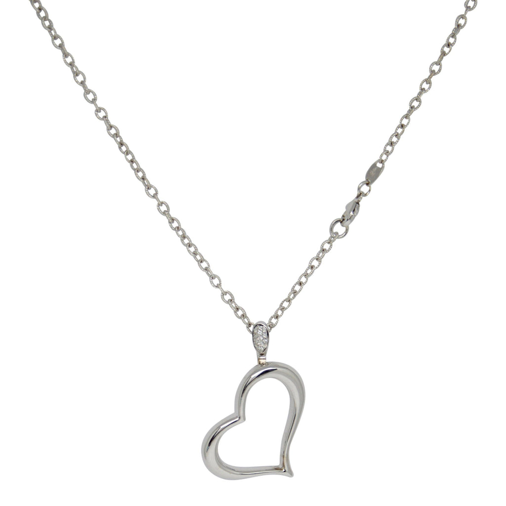Piaget Heart Pendant Necklace with Diamonds– Oliver Jewellery