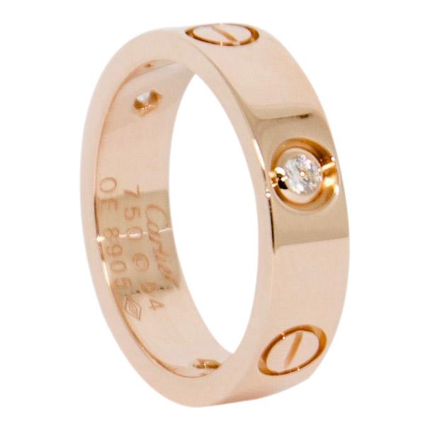 Cartier Love Ring with 3 Diamonds– Oliver Jewellery