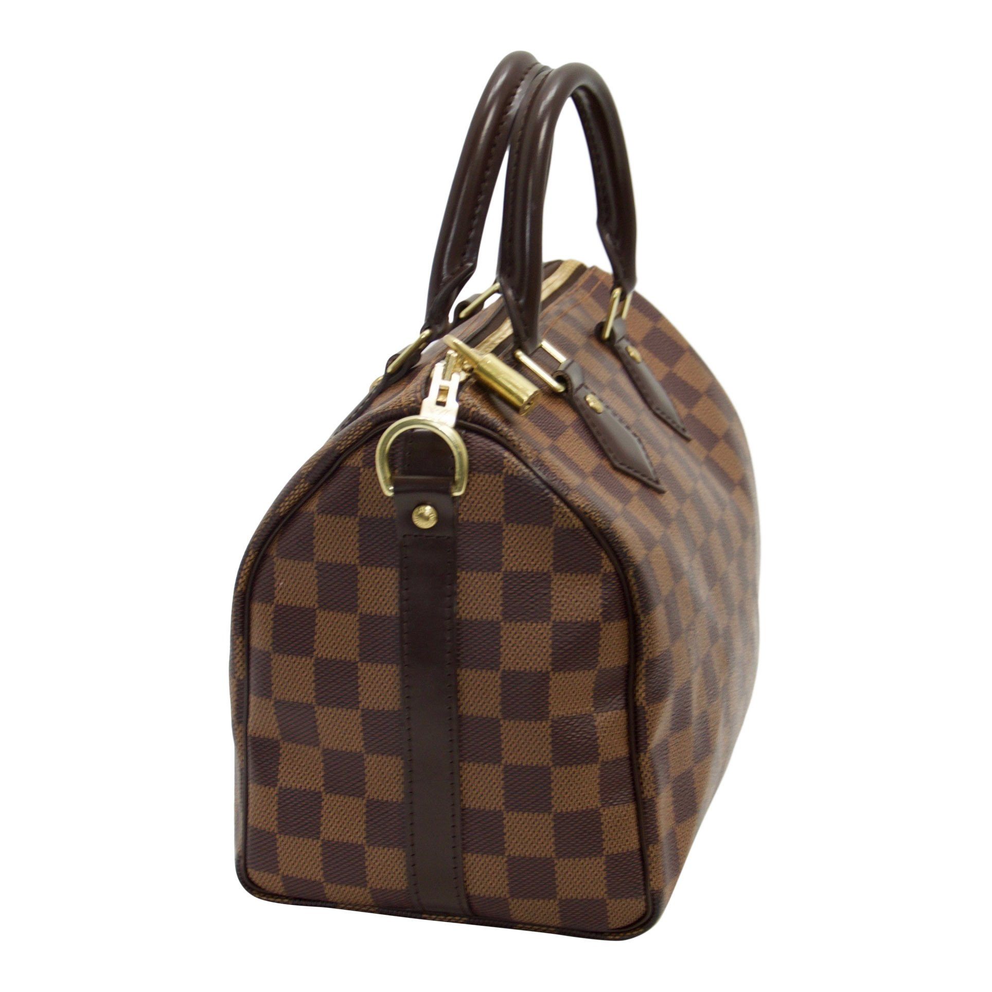 Louis Vuitton Damier Ebene Speedy Bandouliere 25– Oliver Jewellery