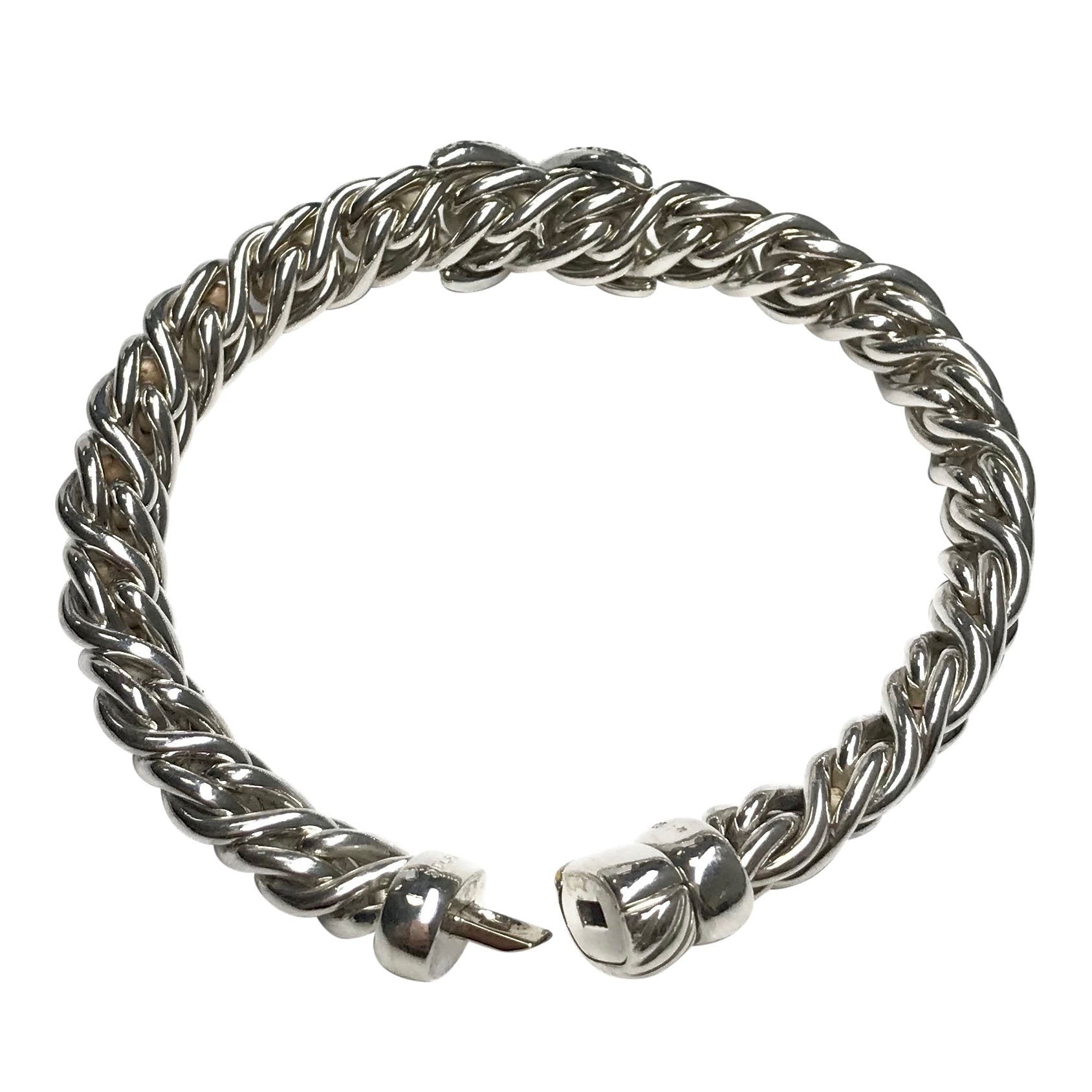 David Yurman Diamond X Wheat Chain Bracelet– Oliver Jewellery