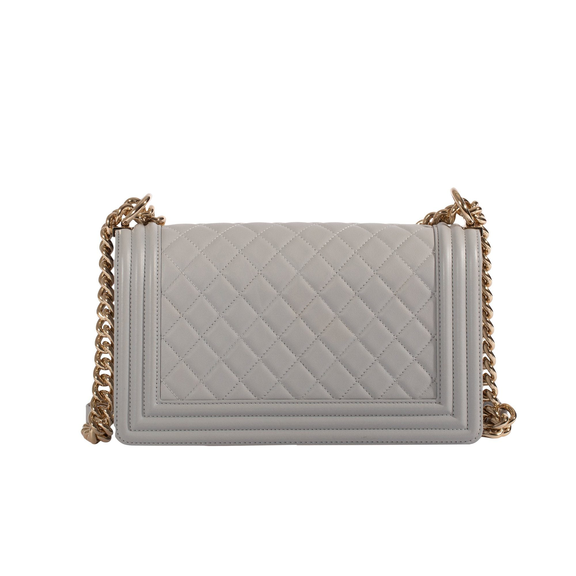 Chanel Grey Medium Boy Bag– Oliver Jewellery