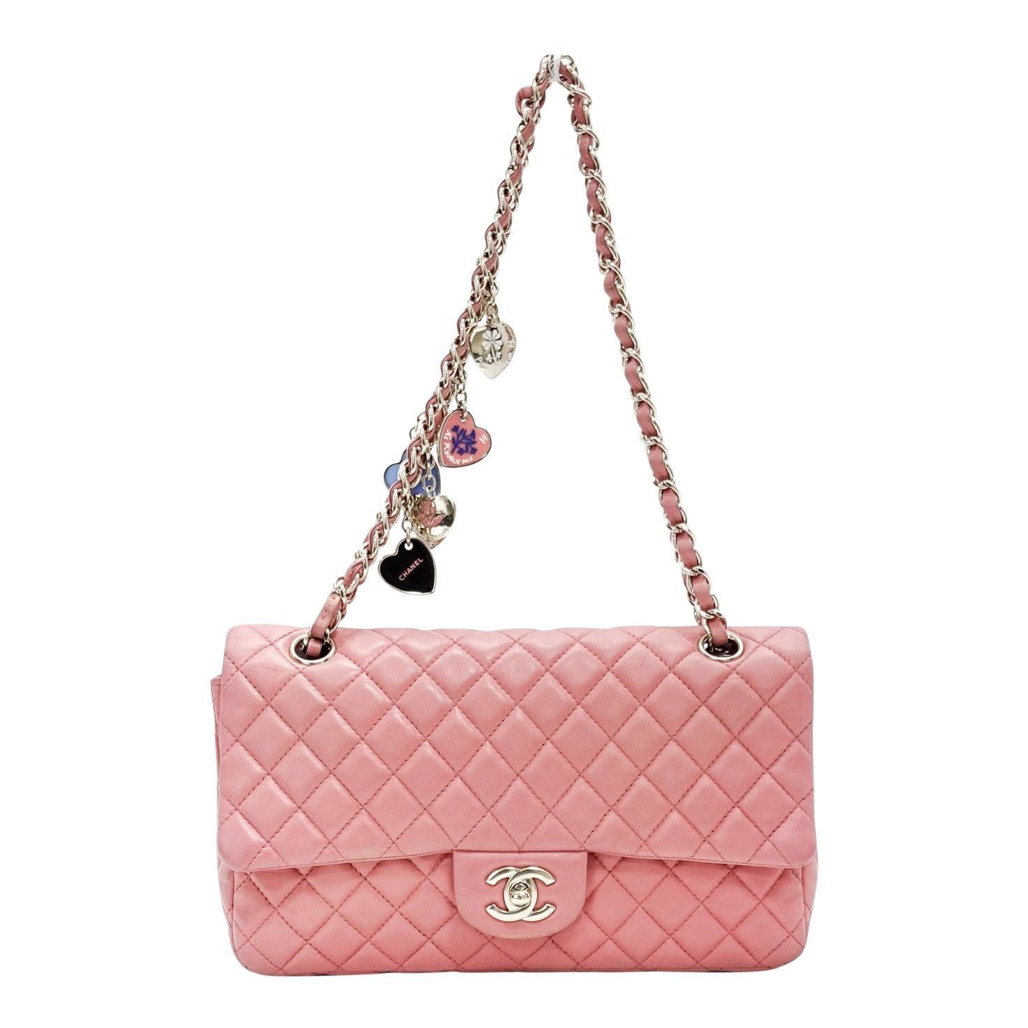 Chanel Pink Quilted Lambskin Leather Valentine Flap Bag– Oliver Jewellery