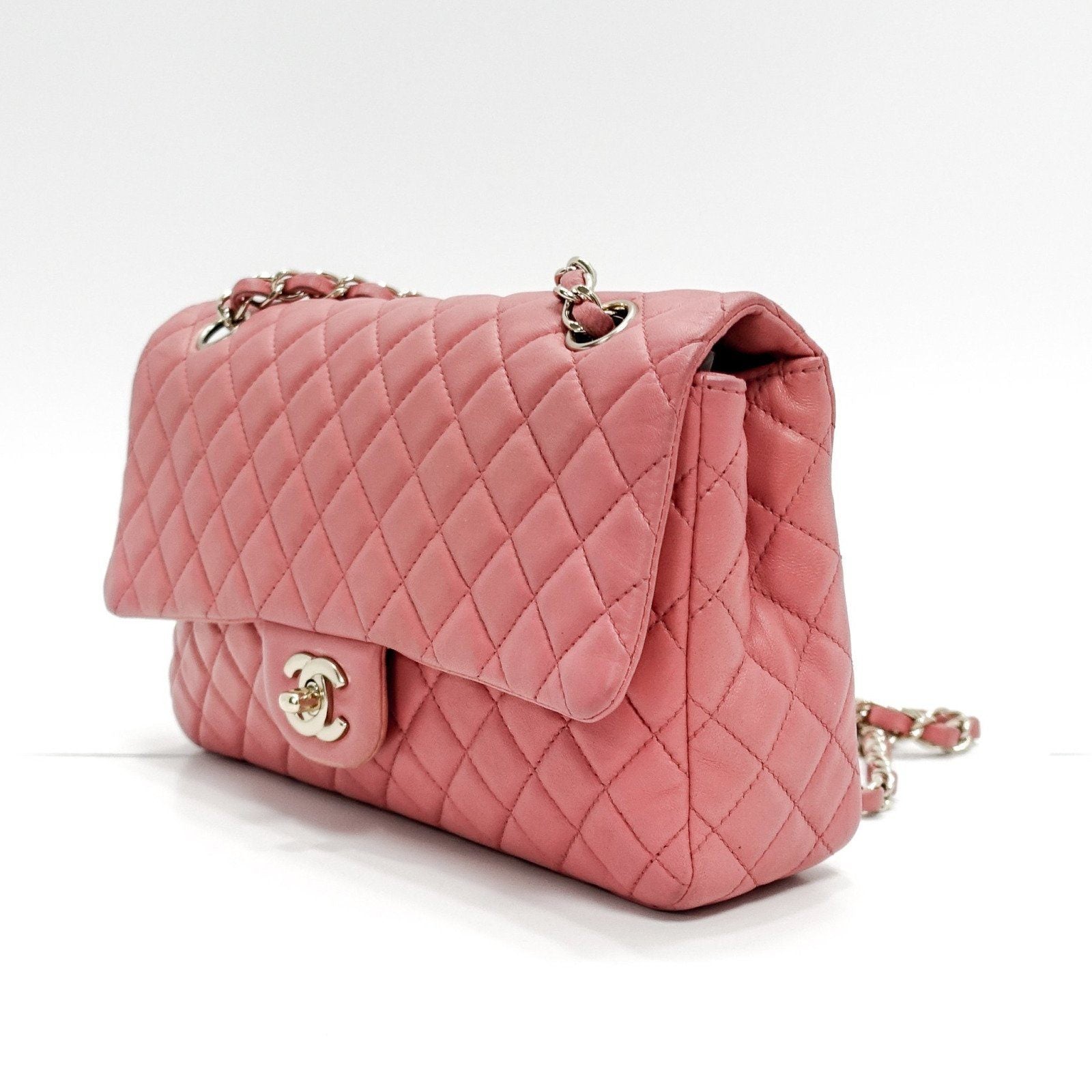 Chanel Pink Quilted Lambskin Leather Valentine Flap Bag– Oliver Jewellery