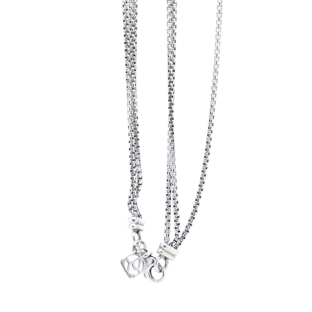 David Yurman Three-Row Diamond & Black Pearl Drop Pendant Necklace ...