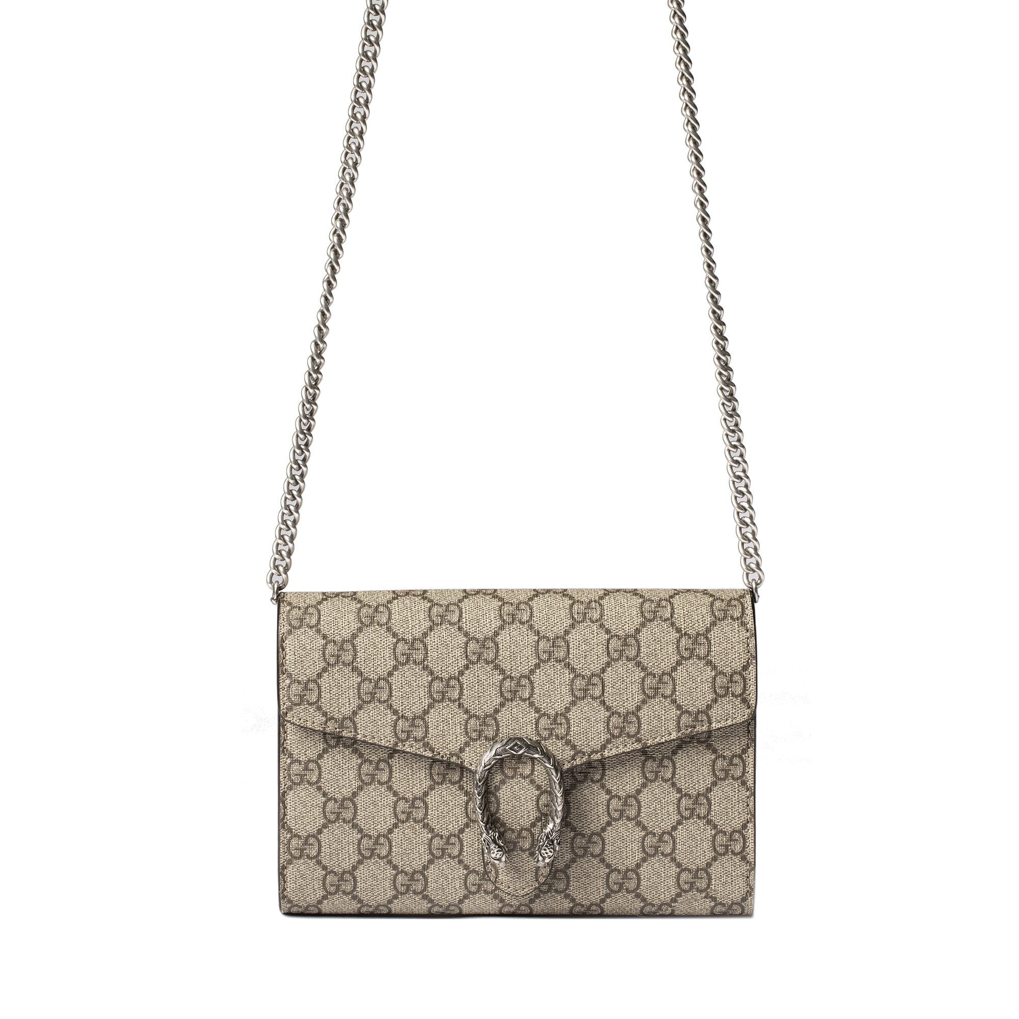 Gucci Dionysus GG Supreme Wallet on Chain– Oliver Jewellery