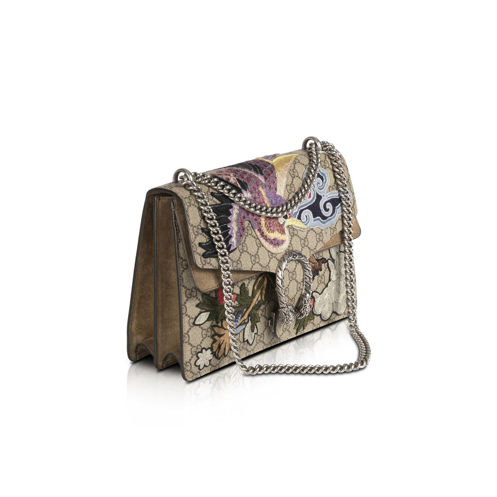 Gucci GG Supreme Medium Bird Dionysus Shoulder Bag– Oliver Jewellery
