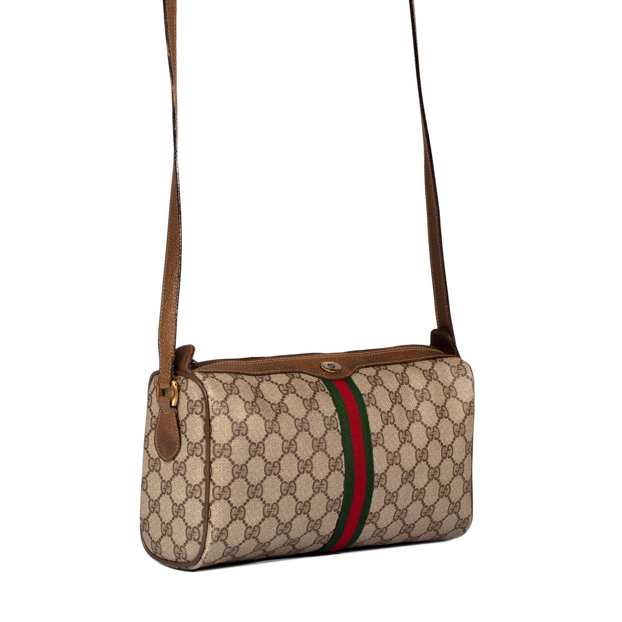 Gucci Vintage GG Web Crossbody Bag– Oliver Jewellery