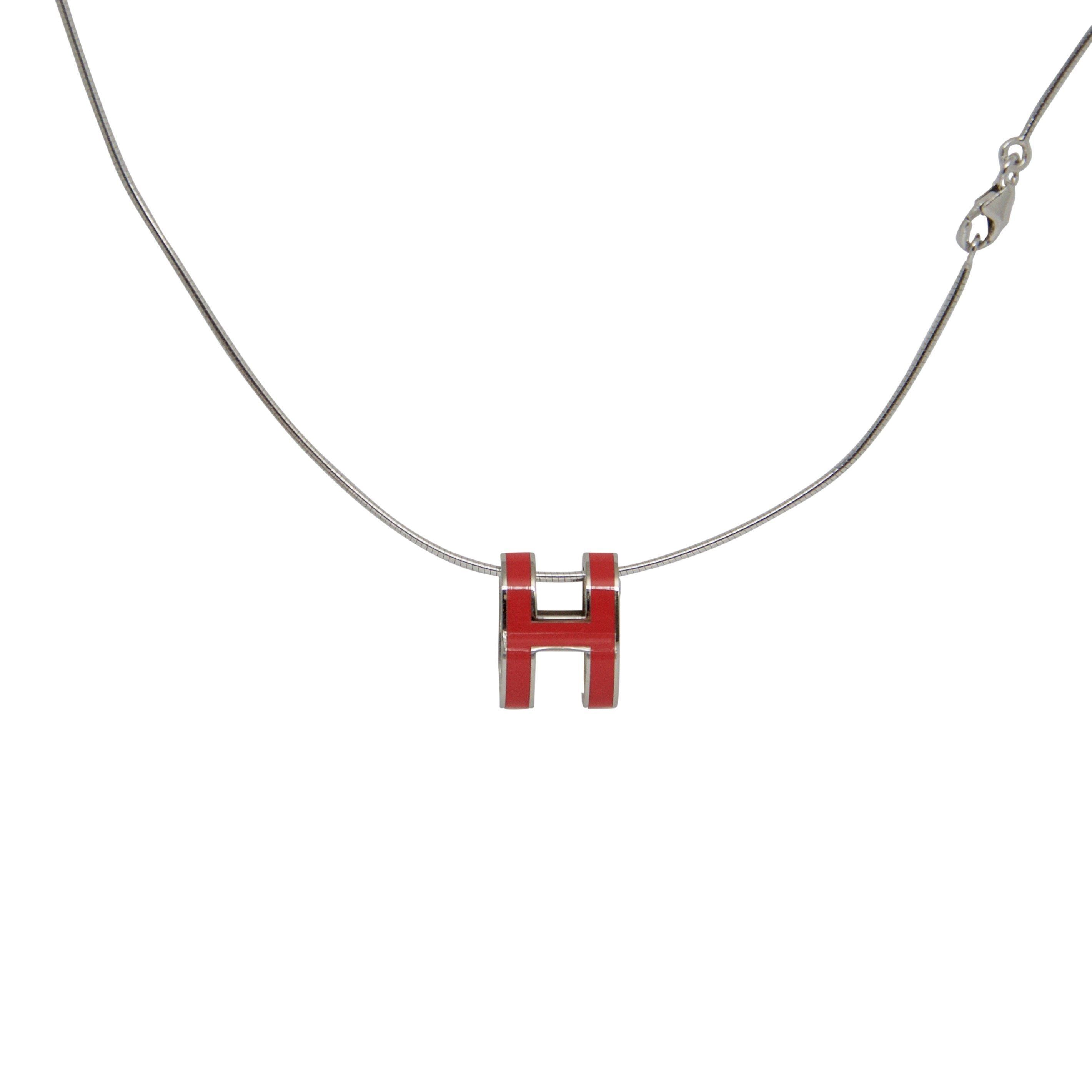 Hermes Pop H Pendant Necklace– Oliver Jewellery