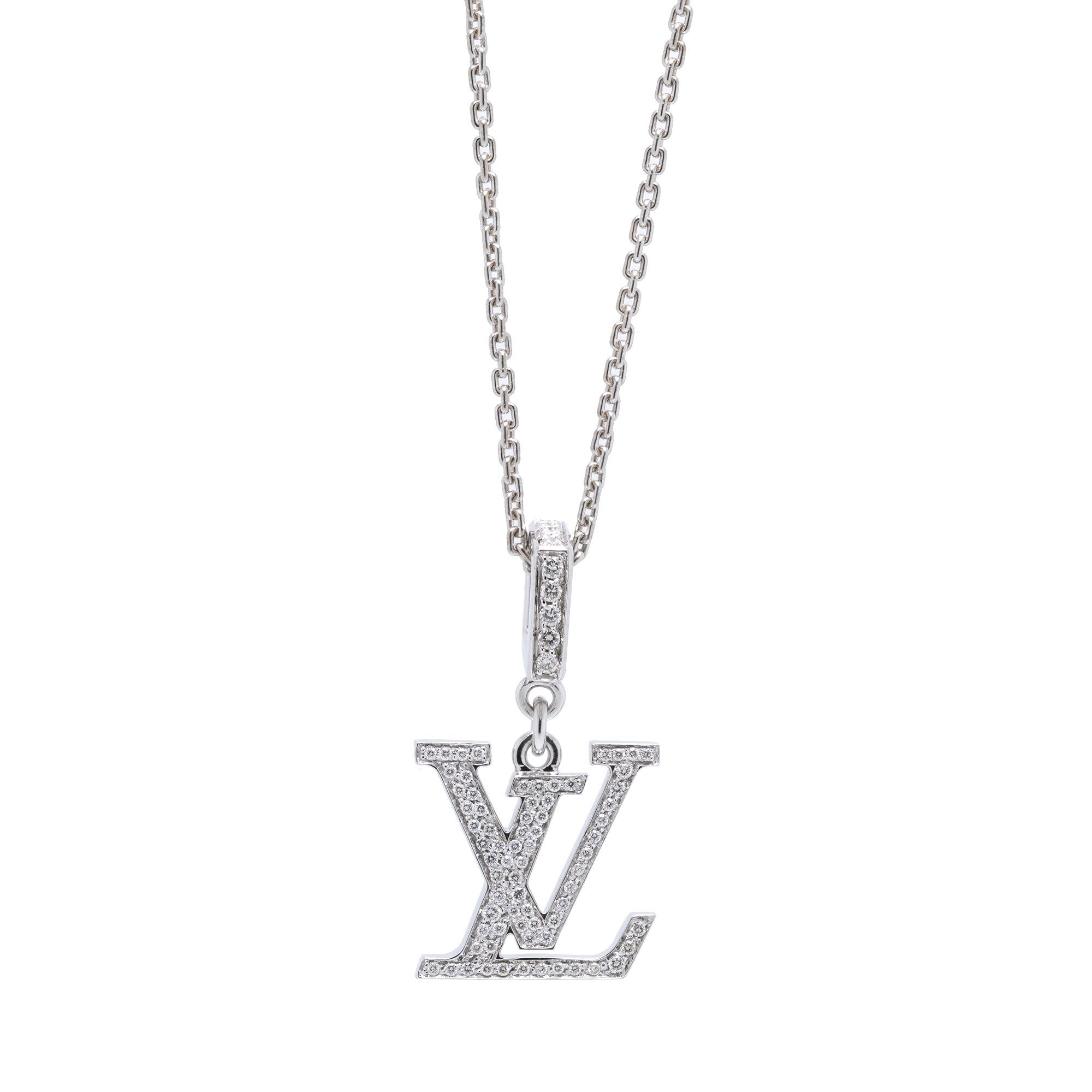 LOUIS VUITTON Collier Chain Monogram Rainbow Necklace M69449