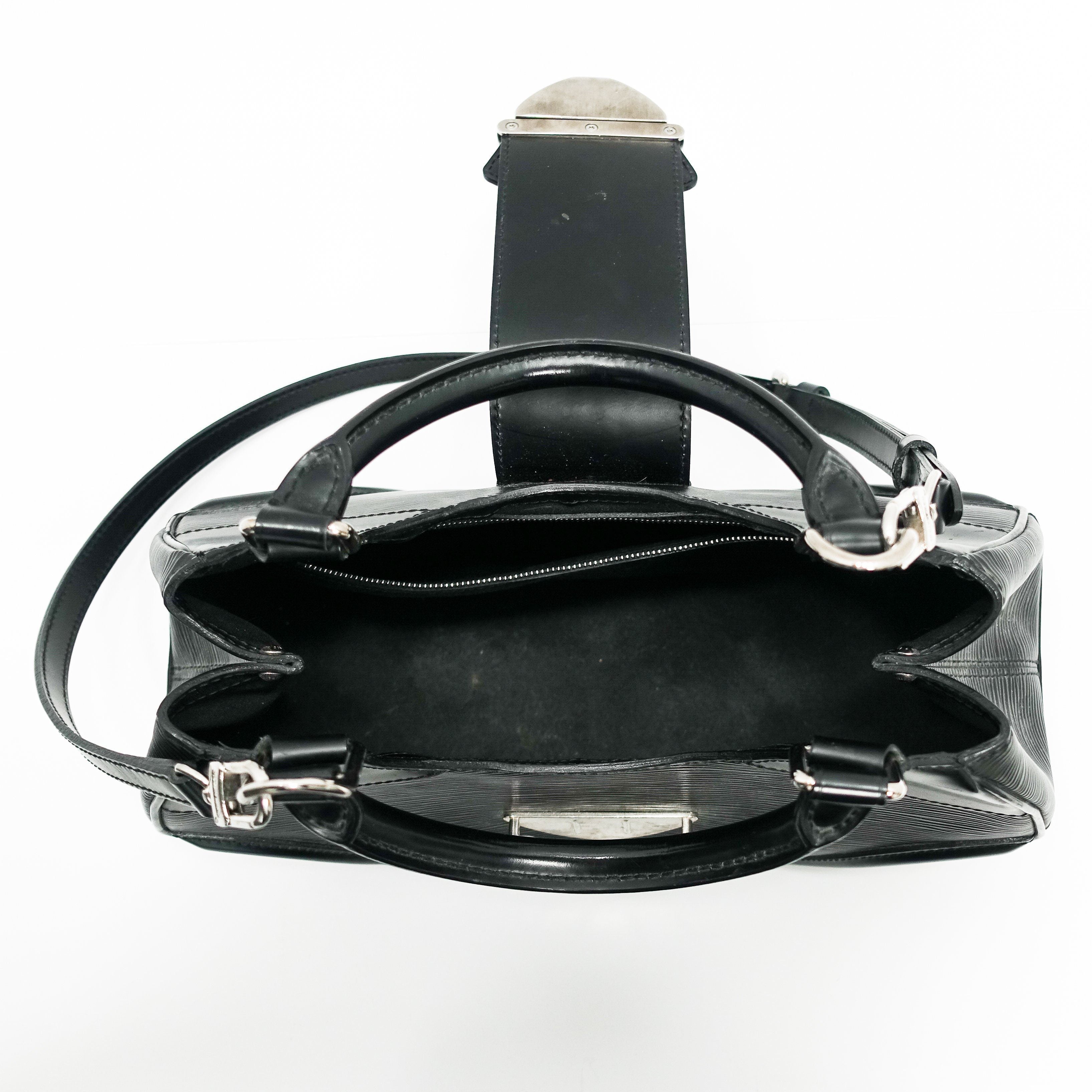 Louis Vuitton Black Epi Leather Sac Montaigne Bag with Strap– Oliver Jewellery