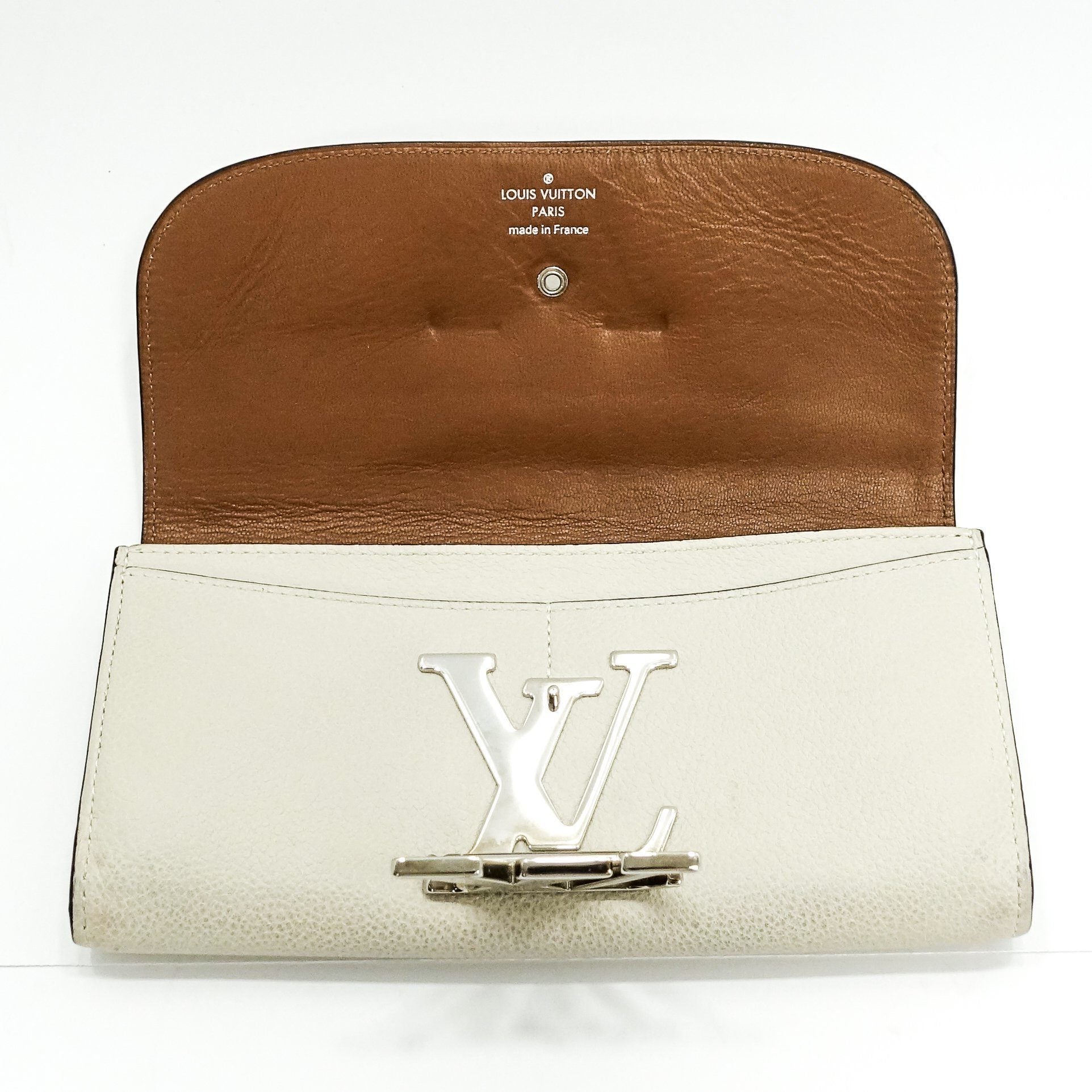 Louis Vuitton Blanc Classe Veau Cachemire Vivienne Long Wallet– Oliver Jewellery