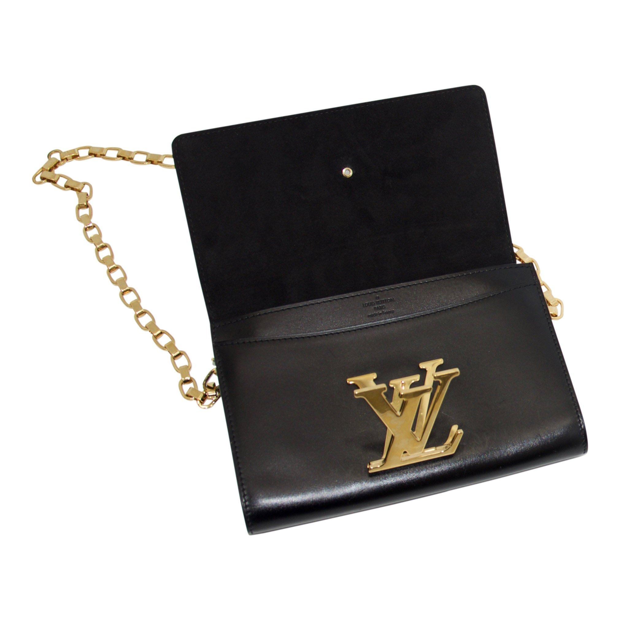 Louis Vuitton Louise Clutch Patent Long at 1stDibs