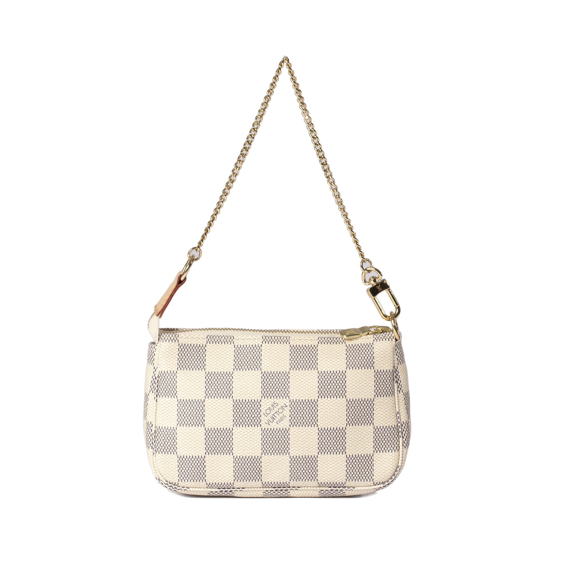 Louis Vuitton Limited Edition Damier Azur Christmas Animation 2021 Mini  Accessories Pochette Bag - Yoogi's Closet