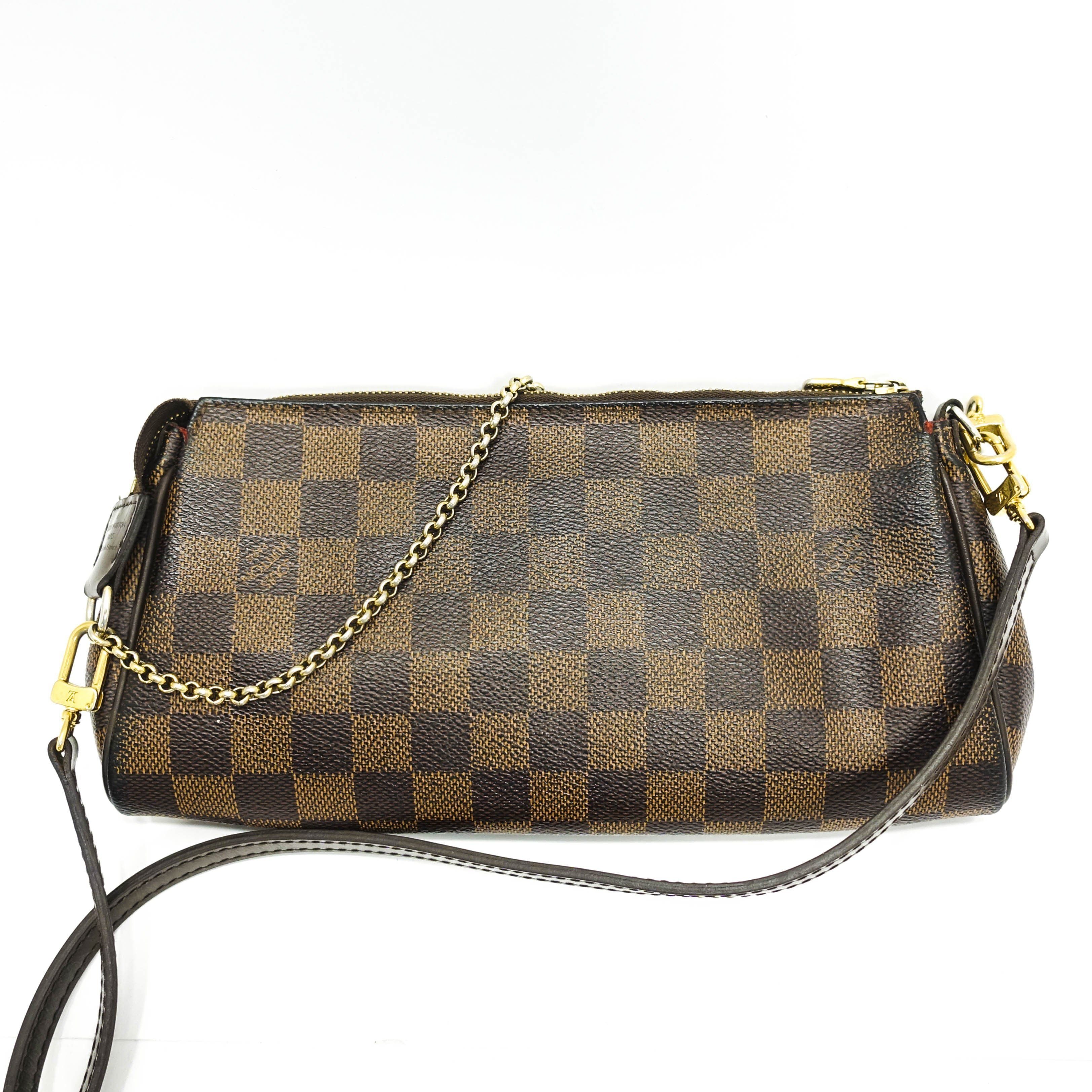 Louis Vuitton Damier Ebene Eva Clutch– Oliver Jewellery