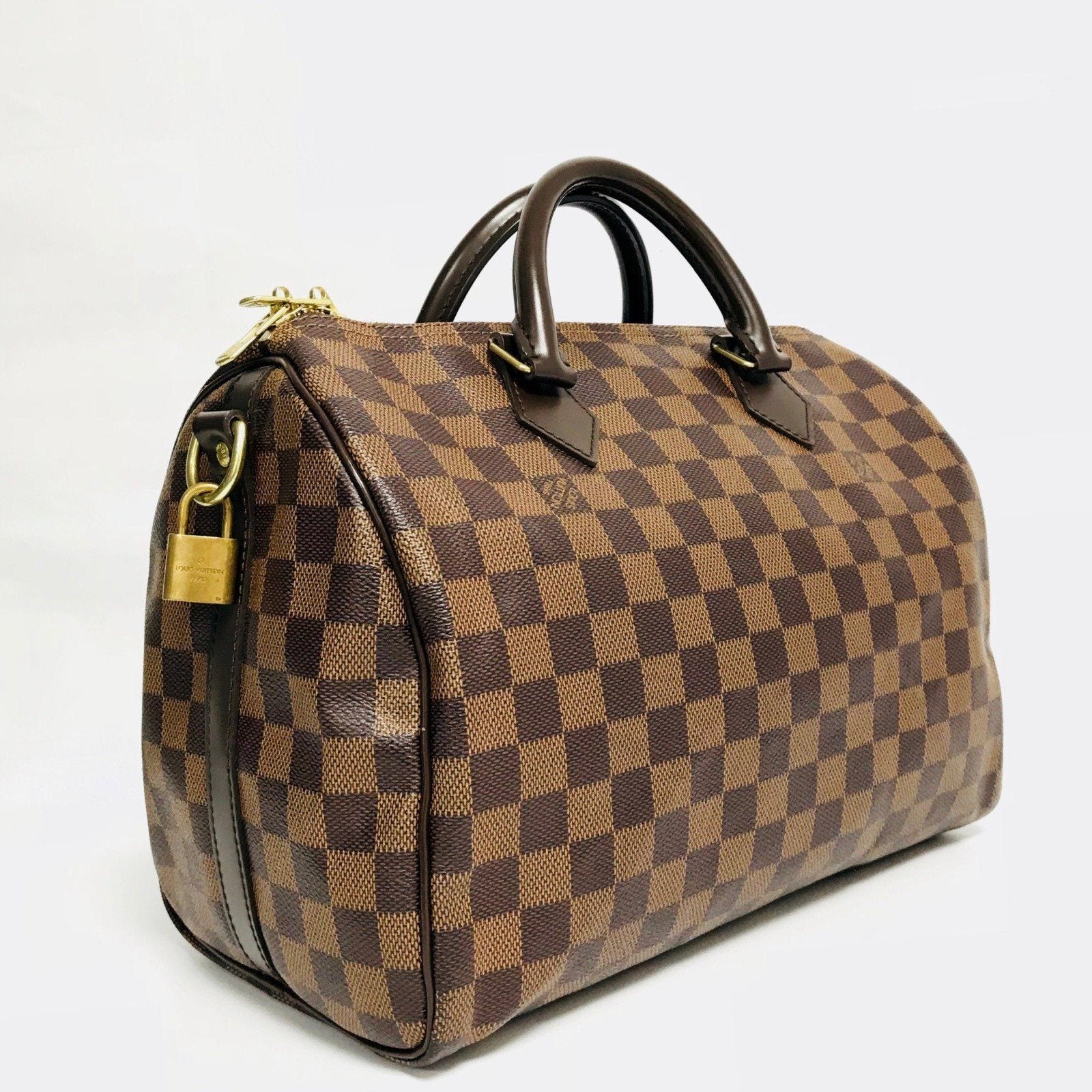 Shop authentic Louis Vuitton Damier Ebene Speedy 30 at revogue for