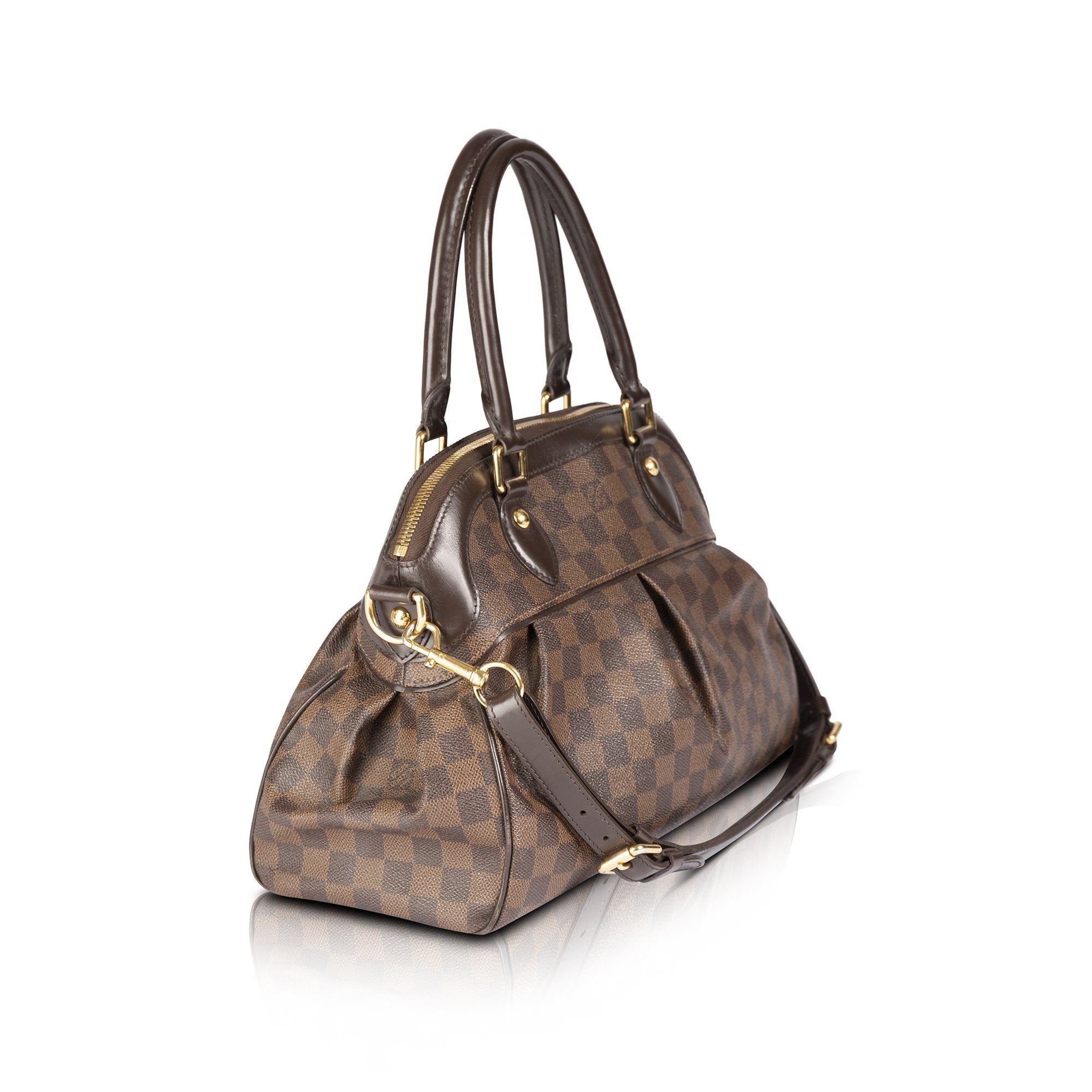 Louis Vuitton Damier Ebene Canvas Trevi PM Bag at 1stDibs