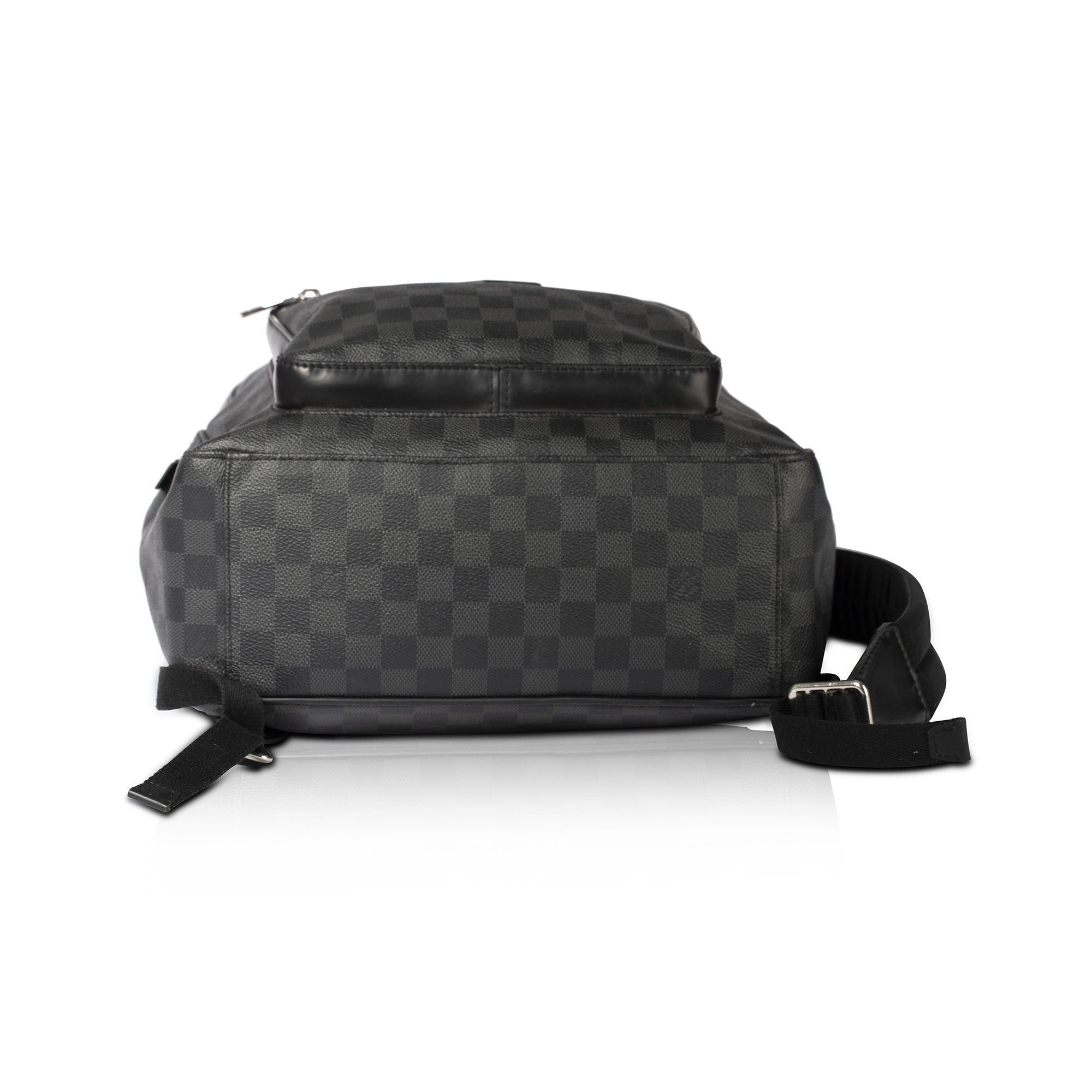 AUTHENTIC Men’s Louis Vuitton Zack Backpack Damier Graphite Canvas Black  Leather