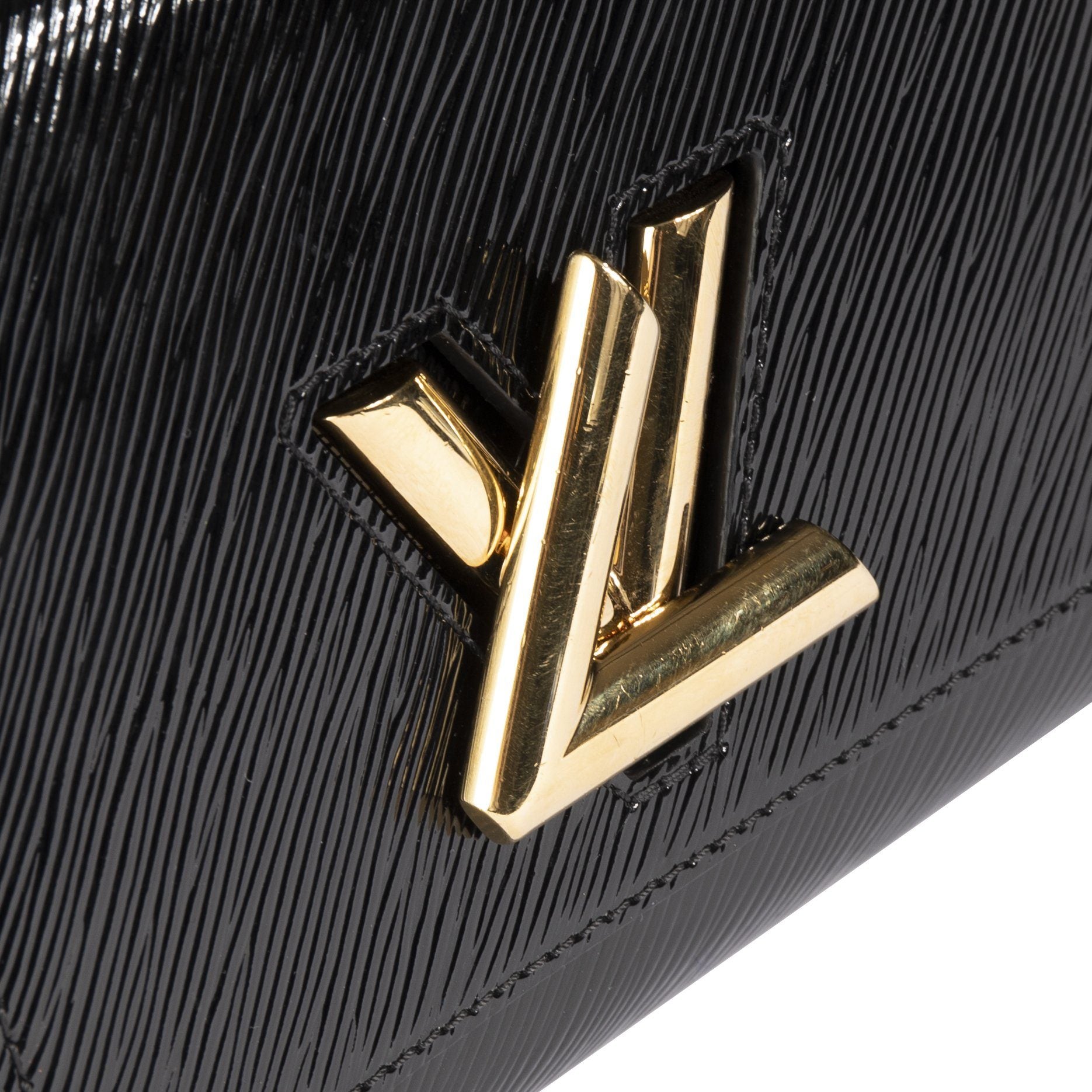 Louis Vuitton Black Electric Epi Leather Twist PM Bag Louis