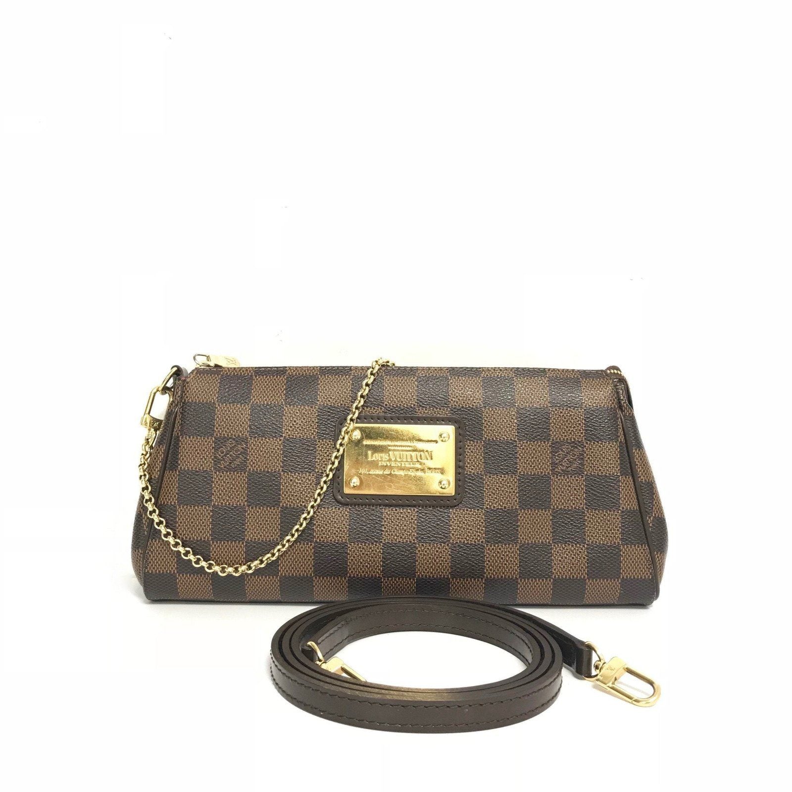 Louis Vuitton Eva Clutch damier ebene review 