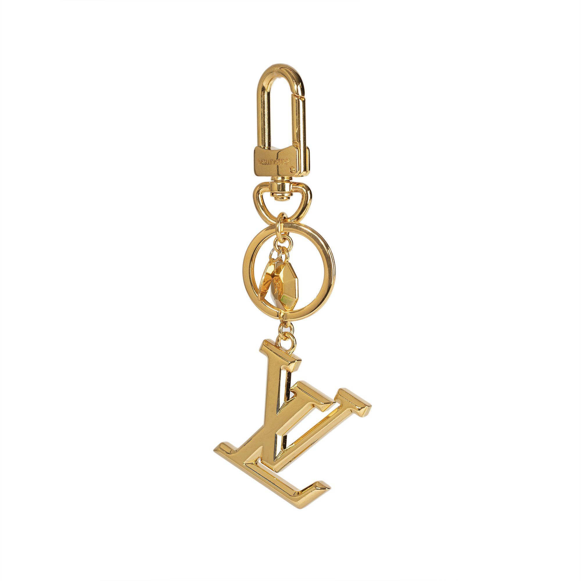 Louis Vuitton Facettes Silver Tone Metal Bag Charm and Key Holder at  1stDibs