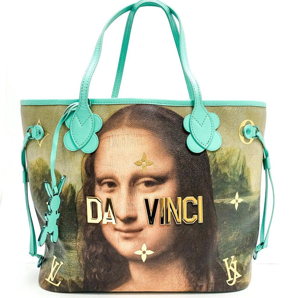 LOUIS VUITTON LOUIS VUITTON Mona Lisa Da Vinci Neverfull MM Tote