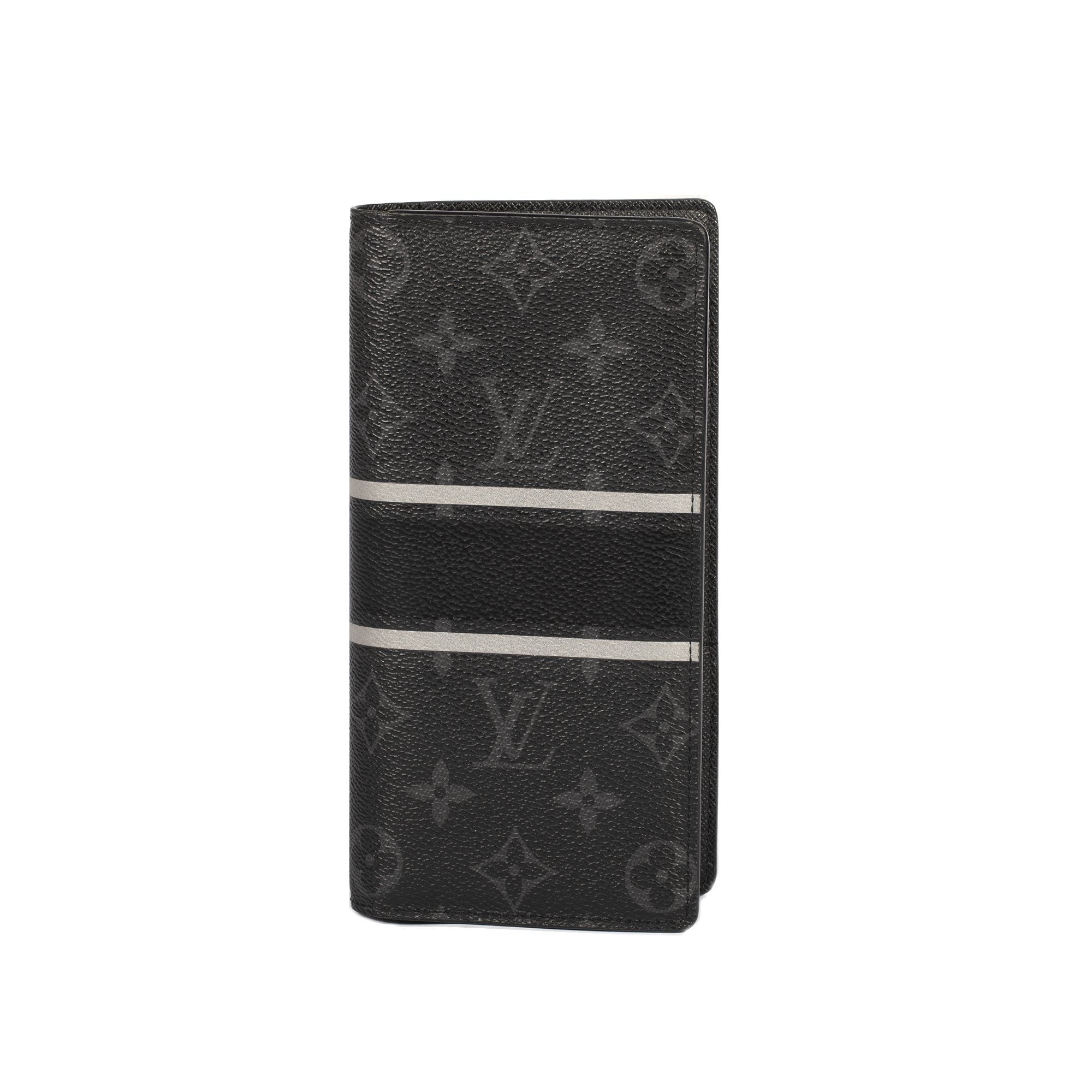 Louis Vuitton Limited Edition Monogram Eclipse x Fragment Brazza Walle ...