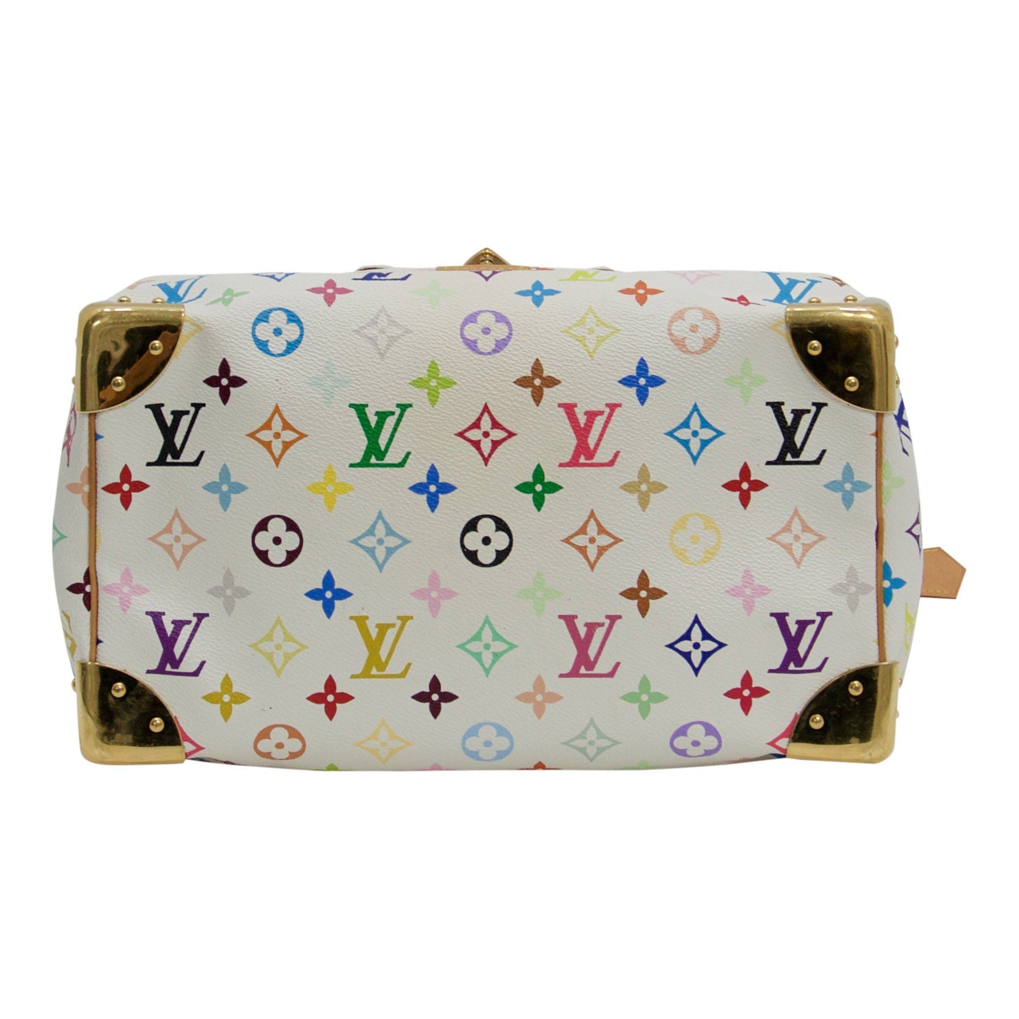 Louis Vuitton MONOGRAM MULTICOLOR SPEEDY 30 NOIR BAG GORGEOUS LIMITED  EDITION!