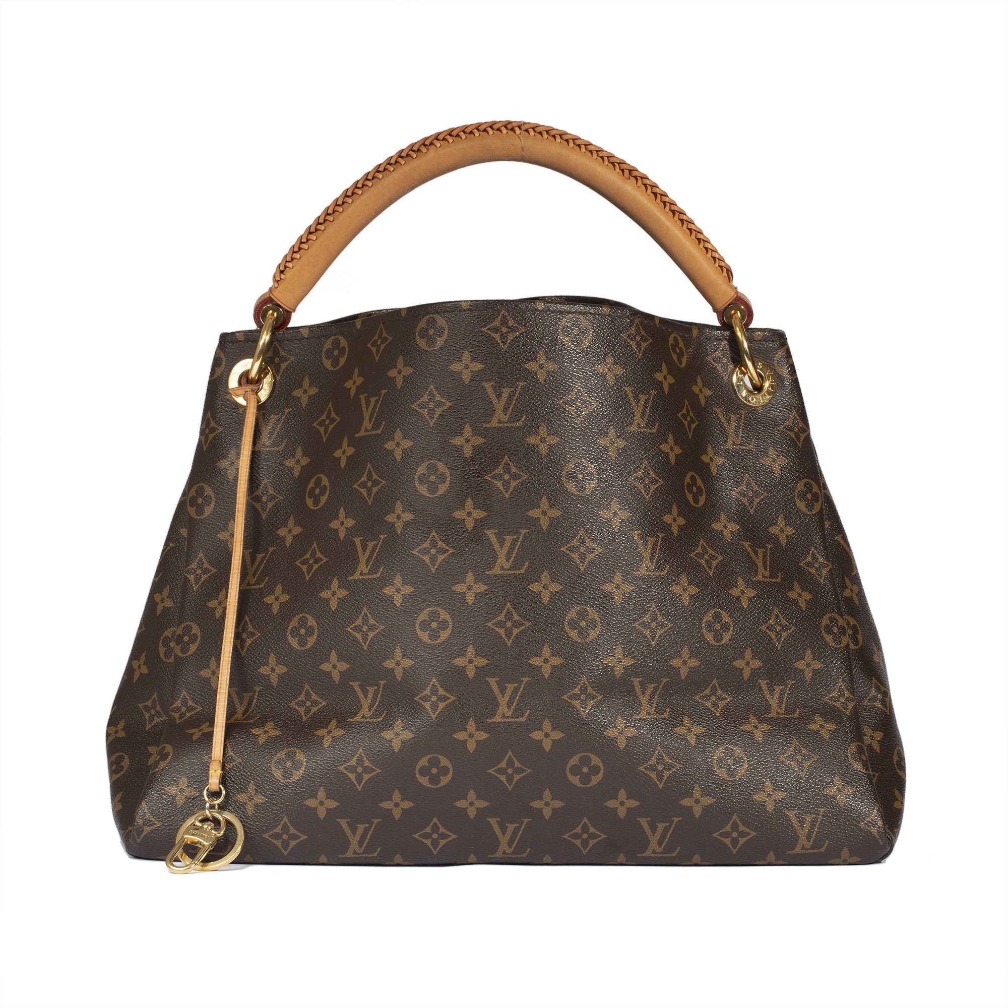 Louis Vuitton Brown Monogram Coated Canvas and Vachetta Leather Sully MM at  1stDibs