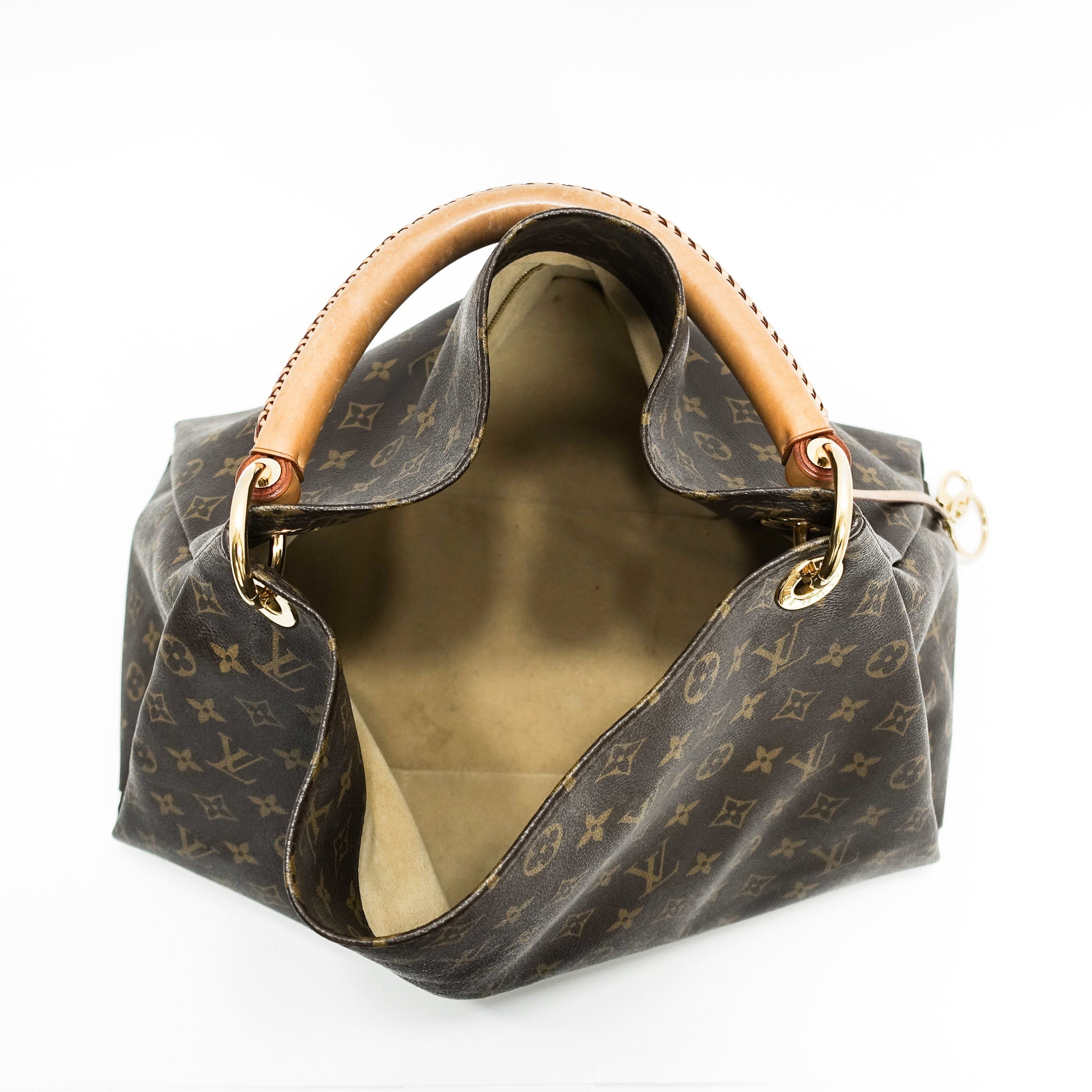 LOUIS VUITTON Authentic Artsy MM Tote Monogram LV Shoulder Large