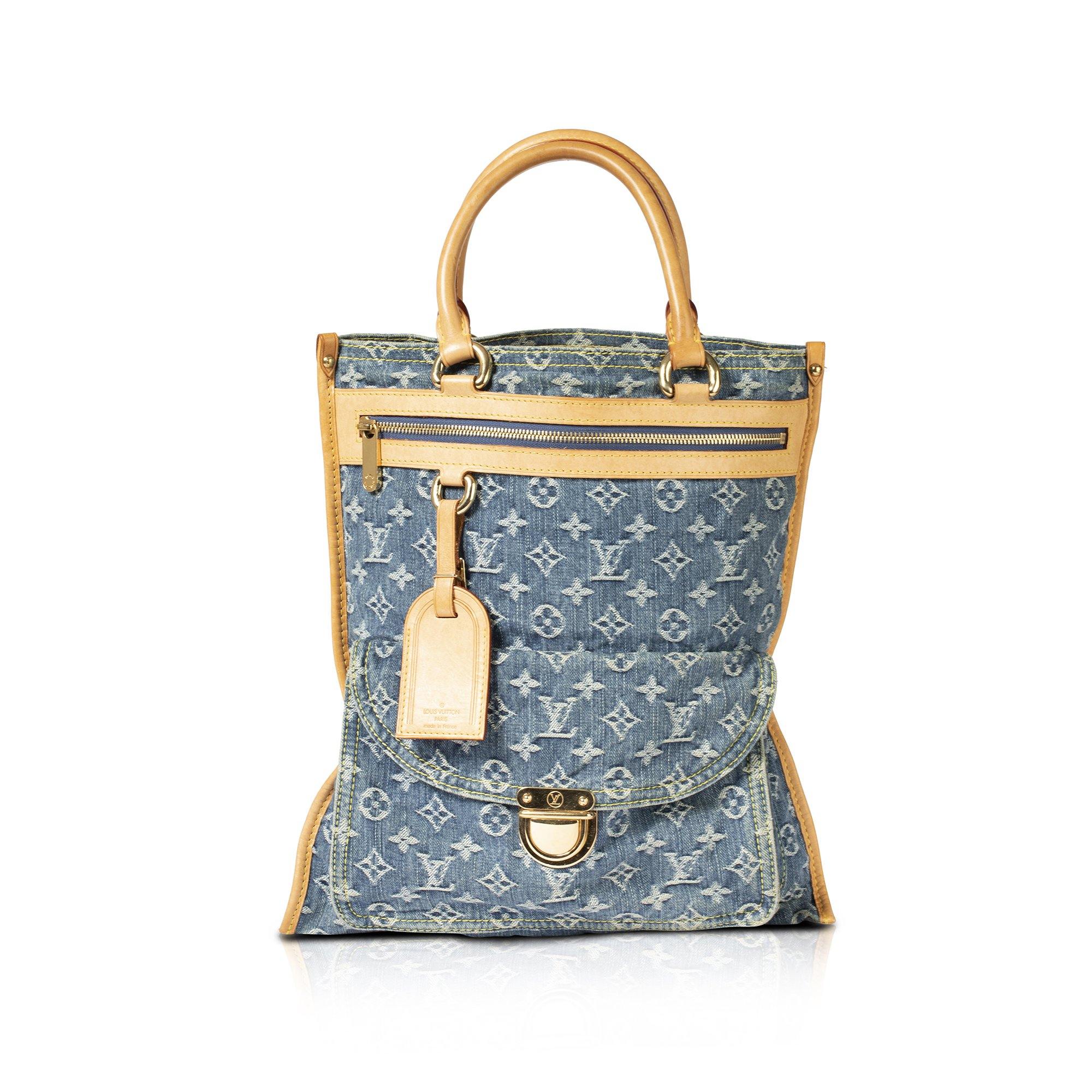 Louis Vuitton Monogram Denim Sac Plat– Oliver Jewellery