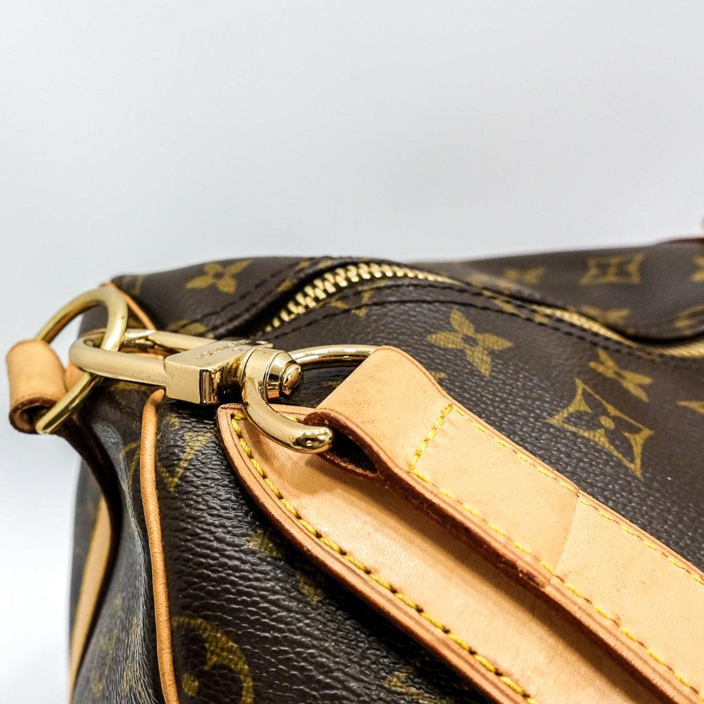 Louis Vuitton Monogram Canvas and Leather Keepall Bandouliere 55 bag