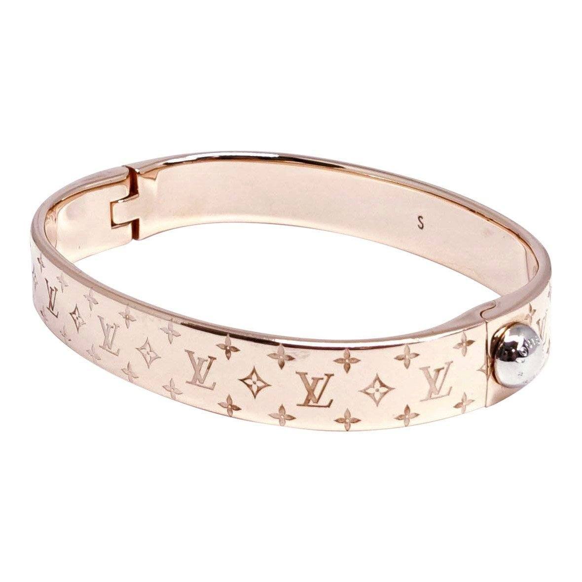 Louis Vuitton bracelet, Nanogram cuff so beautiful! They have size S and M